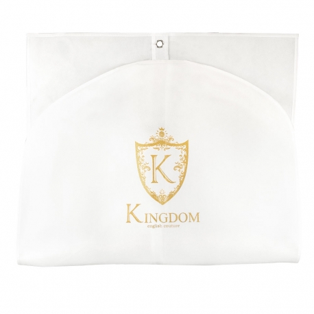 Printed White and Gold Garment Cover Ref. Kingdom