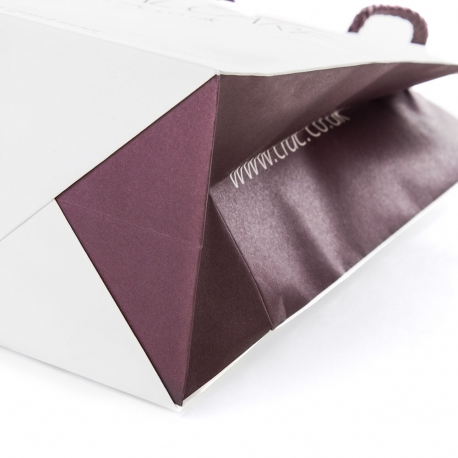 White Kraft Paper Carrier Bag - Ref. Church Road Dental Care White Kraft Paper Carrier Bag - Ref. Church Road Dental Care