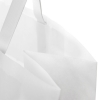 Printed White Takeout Bags With Flat Handles – Ref. Tuzo