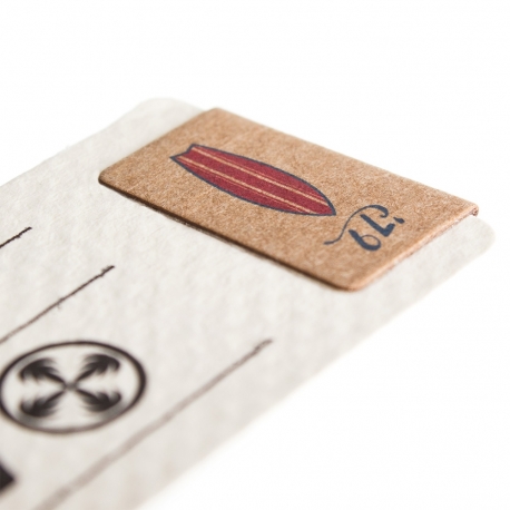 Printed Bespoke Kraft Clothing Tags Ref. Brunotti Printed Bespoke Kraft Clothing Tags Ref. Brunotti