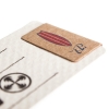 Printed Bespoke Kraft Clothing Tags Ref. Brunotti