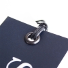 Printed Luxury Paper Clothing Tag with Embossed Logo Ref. Spitalfields