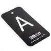 Printed Luxury Clothing Tag with Silver Pantone Ref. GS Club