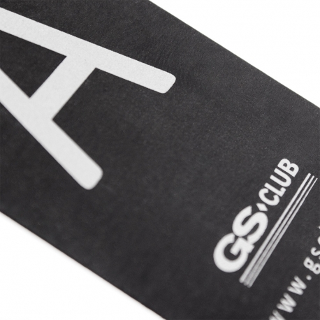 Printed Luxury Clothing Tag with Silver Pantone Ref. GS Club