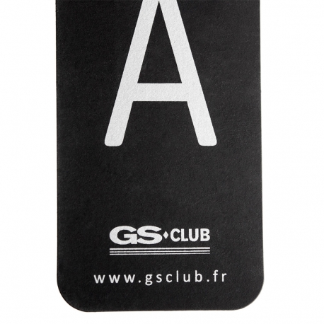 Printed Luxury Clothing Tag with Silver Pantone Ref. GS Club Printed Luxury Clothing Tag with Silver Pantone Ref. GS Club