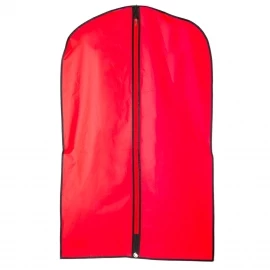 Plain Red and Black Garment Cover 