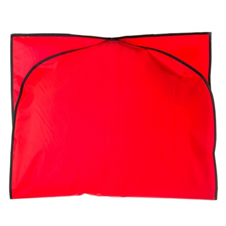 Plain Red and Black Garment Cover Plain Red and Black Garment Cover