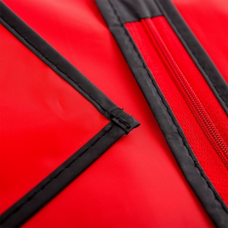 Plain Red and Black Garment Cover Plain Red and Black Garment Cover