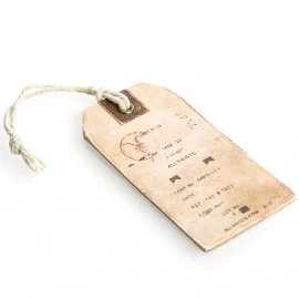 Two Toned Rigid Card Clothing Tag Ref. Allsaints 