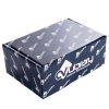 Gloss laminated white corrugated card mailing box Ref. CV Library