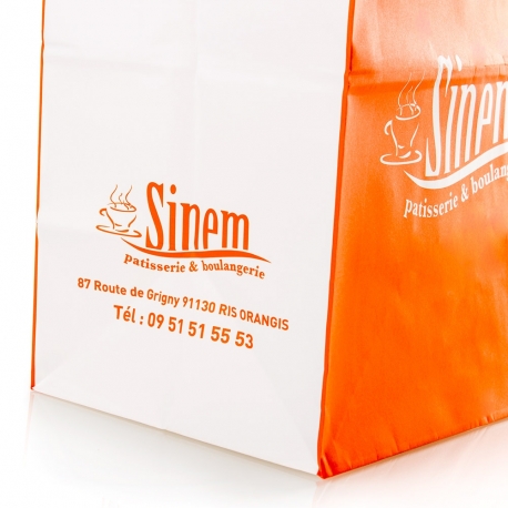White Kraft Twisted Handle Bag Ref. Sinem White Kraft Twisted Handle Bag Ref. Sinem