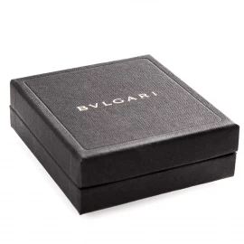 Two Piece Unlaminated Debossed Jewellery Box Ref. Bvlgari