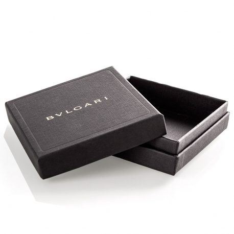 Two Piece Unlaminated Debossed Jewellery Box Ref. Bvlgari Two Piece Unlaminated Debossed Jewellery Box Ref. Bvlgari