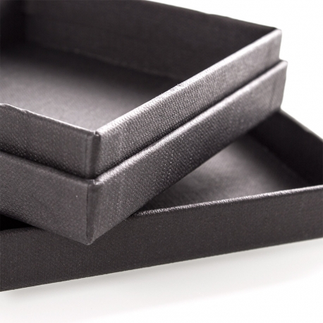 Two Piece Unlaminated Debossed Jewellery Box Ref. Bvlgari Two Piece Unlaminated Debossed Jewellery Box Ref. Bvlgari