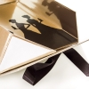 Flat Packed Gloss Laminated Ribbon Sealed Box Ref. Giorgio Armani 