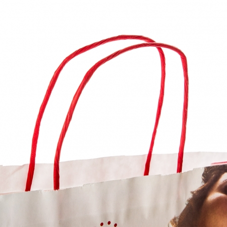 White Kraft Twisted Handle Bag Ref. Triumph White Kraft Twisted Handle Bag Ref. Triumph