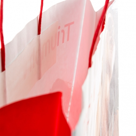 White Kraft Twisted Handle Bag Ref. Triumph White Kraft Twisted Handle Bag Ref. Triumph