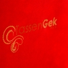Red Non-Woven Flat Handle Carrier Bag - Ref. Tassengek