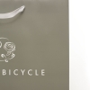 White Satin Closed Handle Bag – Ref. White Bicycle