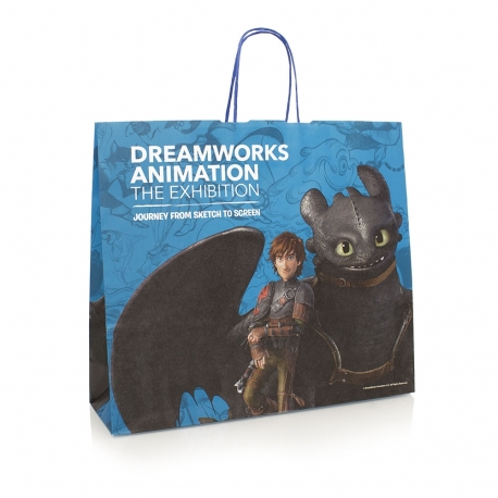 Twisted Handle Full Colour Carrier Bag – Ref. DreamWorks Animation – How To Train Your Dragon
