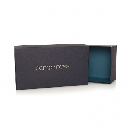 Embossed Textured Leather Effect 2-Piece Shoe Box - Ref. Sergio Rossi