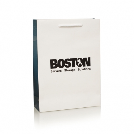 Full Colour Printed Gusset Carrier Bag – Ref. Boston