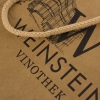 Printed Brown Kraft Paper Carrier Bag - Ref. Weinstein Vinothek