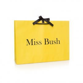Matt Laminated Paper Carrier Bag Ref Miss Bush