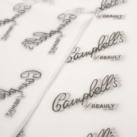 Bespoke Printed Tissue Paper- Ref. Campbell’s of Beauly Bespoke Printed Tissue Paper- Ref. Campbell’s of Beauly