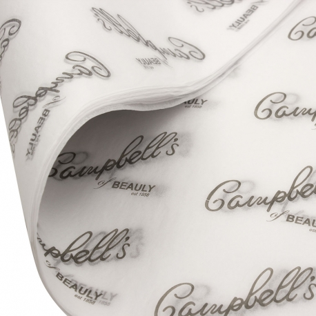 Bespoke Printed Tissue Paper- Ref. Campbell’s of Beauly Bespoke Printed Tissue Paper- Ref. Campbell’s of Beauly