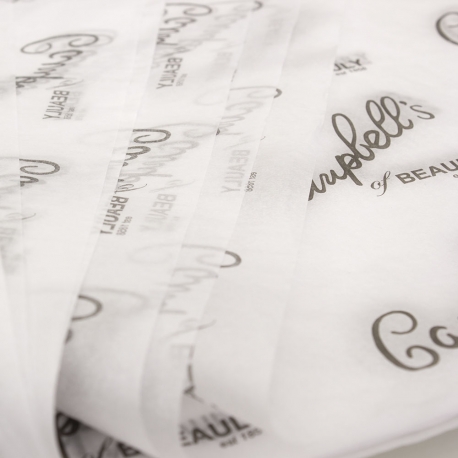 Bespoke Printed Tissue Paper- Ref. Campbell’s of Beauly Bespoke Printed Tissue Paper- Ref. Campbell’s of Beauly