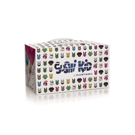 Matt Laminated Takeaway Bag Box - Ref. Planet Sushi Matt Laminated Takeaway Bag Box - Ref. Planet Sushi