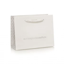 Die Cut Slot Rope Handle Bag Ref Butterfly Diamonds