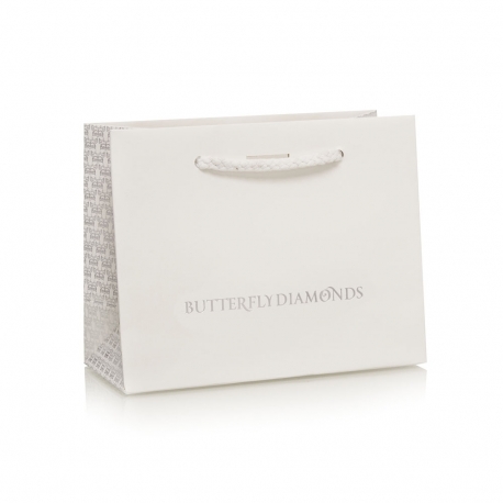 Die Cut Slot Rope Handle Bag Ref. Butterfly Diamonds