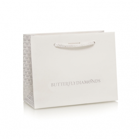 Die Cut Slot Rope Handle Bag Ref. Butterfly Diamonds Die Cut Slot Rope Handle Bag Ref. Butterfly Diamonds