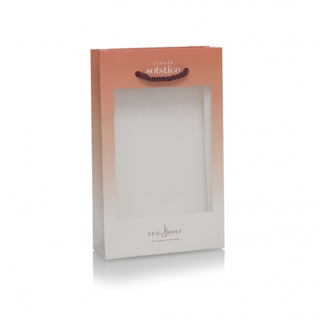 2 Colour Print Luxury Card Bag with PVC Window – Ref. Neäl & Wølf 2 Colour Print Luxury Card Bag with PVC Window – Ref. Neäl & Wølf
