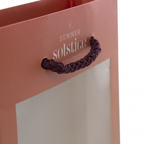2 Colour Print Luxury Card Bag with PVC Window – Ref. Neäl & Wølf 2 Colour Print Luxury Card Bag with PVC Window – Ref. Neäl & Wølf
