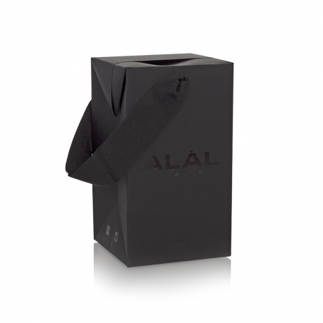 Black Grosgrain Ribbon Handle Paper Box Bag– Ref. ALAL Black Grosgrain Ribbon Handle Paper Box Bag– Ref. ALAL