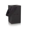 Black Grosgrain Ribbon Handle Paper Box Bag– Ref. ALAL 