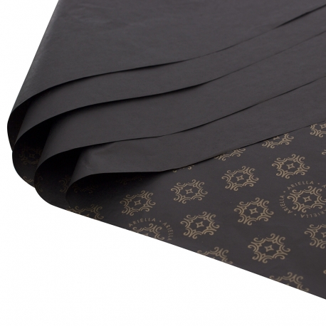 Tissue Paper with Metallic Gold Print- Ref. Ariella Tissue Paper with Metallic Gold Print- Ref. Ariella