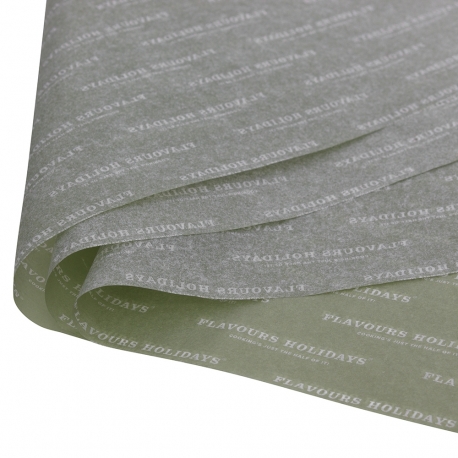 Custom Tissue Paper with Vertical Scrolling - Ref. Flavours Holidays Custom Tissue Paper with Vertical Scrolling - Ref. Flavours Holidays