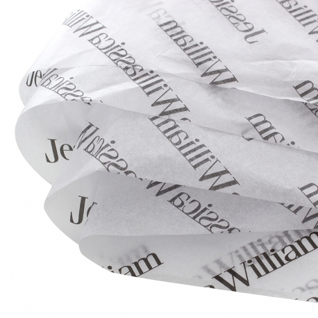 Custom Tissue Paper with Diagonal Scrolling - Ref. Jessica William Custom Tissue Paper with Diagonal Scrolling - Ref. Jessica William