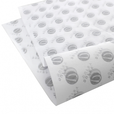 Bespoke Tissue Paper with Black Logo- Ref. Dufry Bespoke Tissue Paper with Black Logo- Ref. Dufry