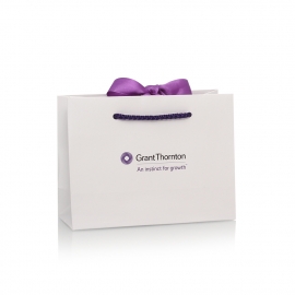 Luxury Card Paper Carrier Bag Ref. Grant Thornton