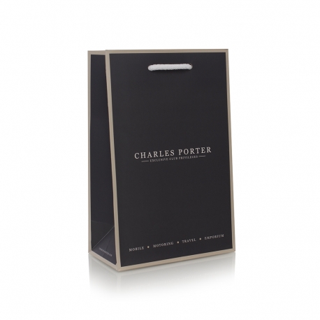 Luxury Paper Card Carrier Bag Ref. Charles Porter Luxury Paper Card Carrier Bag Ref. Charles Porter