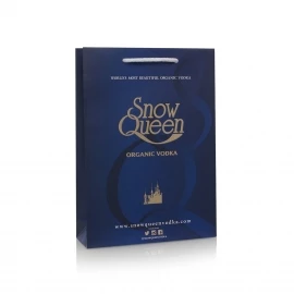 Luxury Hot Foil Printed Carrier Bag Ref Snow Queen