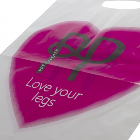 Bespoke Plastic Carrier Bag Ref Pretty Polly Bespoke Plastic Carrier Bag Ref Pretty Polly