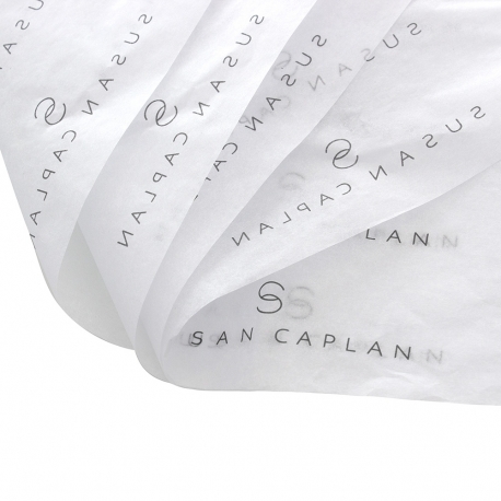 Bespoke Printed Tissue Paper Ref Susan Caplan. Bespoke Printed Tissue Paper Ref Susan Caplan.
