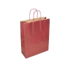 Burgundy Twisted Handle Paper Carrier Bags