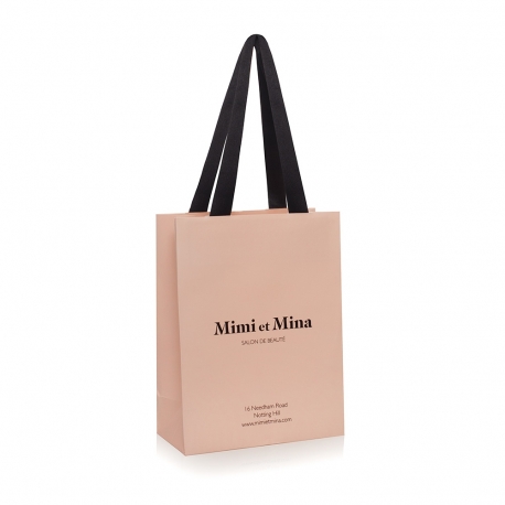 Luxury Bespoke Printed Carrier Bag Ref Mimi et Mina Luxury Bespoke Printed Carrier Bag Ref Mimi et Mina